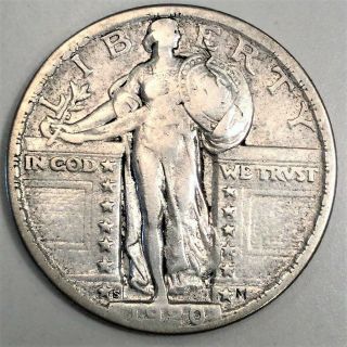 1920 - S Standing Liberty Quarter Coin Rare Date