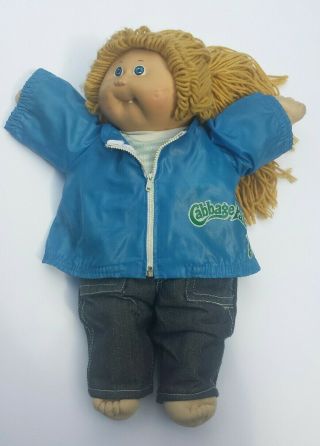 Vintage 1980s Cabbage Patch Kids Blonde Girl W/jacket