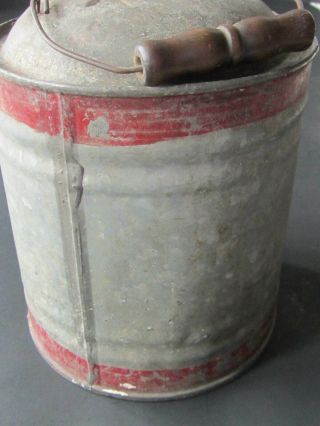Vintage/Antique Delphos Rare Early Gas/Oil Can 1 Gallon with Lid 3