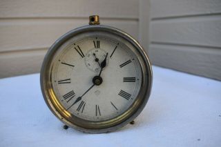 Antique Ansonia Time Only Alarm Clock Looking Clock