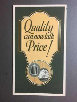 1926 Chandler Full Line (range) Showroom Advertising Folder / Brochure Rare