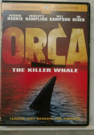 Orca The Killer Whale Dvd Out Of Print Rare Cult Horror Richard Harris Bo Derek