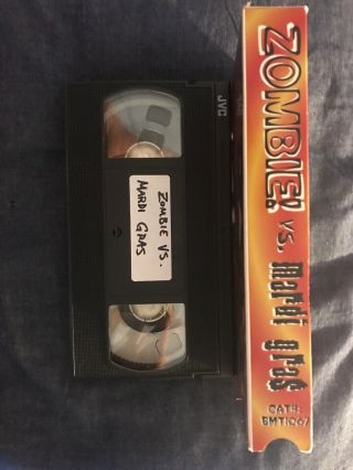 Zombie Vs Mardi Gras VHS Salt City Home Video Rare OOP SOV Zombies 3