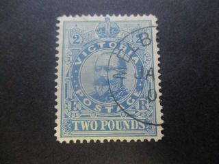 Victoria Stamps: £2 Commonwealth Period Cto - Rare (g212)