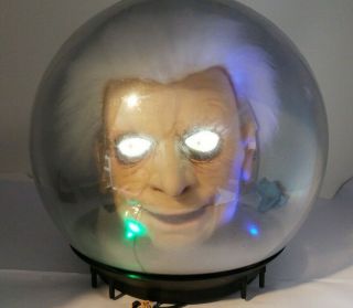Gemmy Spirit Ball Dr.  Shivers Animated Halloween Prop Doctor Crystal Ball Rare