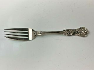 Antique Dominick & Haff King Pattern Sterling Silver Cold Meat Serving Fork