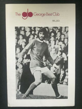 Rare George Best Fan Club Fanzine May 1971 Manchester United