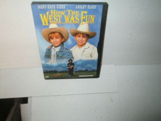 How The West Was Fun Rare Family Dvd Mary - Kate & Ashley Olsent Twins 1994