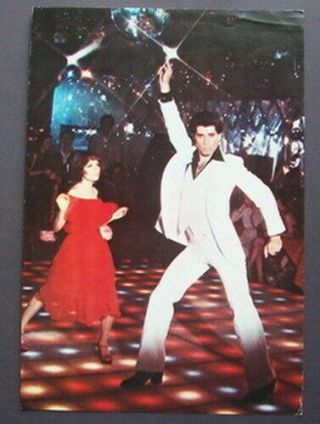 John Travolta Rare Turkish Postcard Poster 55056