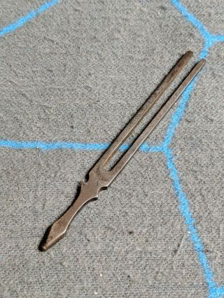 Philharmonic Metal Tuning Fork A Vintage Antique