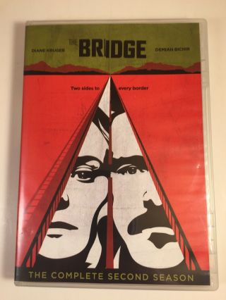 The Bridge: The Complete Season 2 (dvd,  2015,  4 - Disc Set) - Rare - Oop