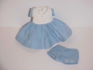 1955 Madame Alexander Unidentified Polka Dot Dress & Undies