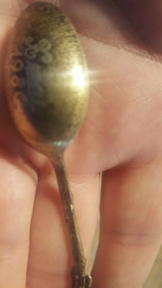 3 sterling souvenir spoons and 1 marked 800 vancouver denver reed barton xmas 3