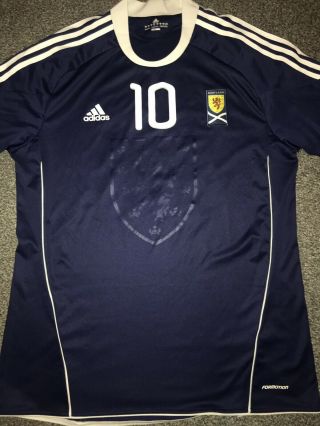 Scotland Player Issue Home Shirt 2010/12 Number 10 Formotion 2xl Rare