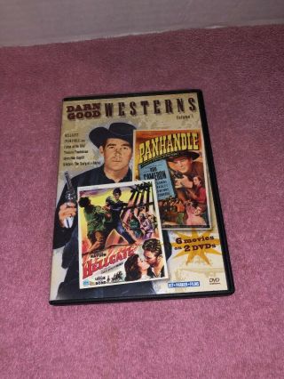 Darn Good Westerns - Volume 1 (dvd,  2009,  2 - Disc Set) Rare Oop Dvd Out Of Print