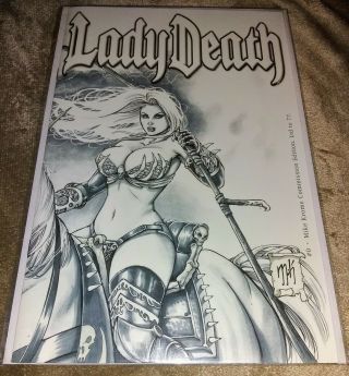 Lady Death Mystery Edition Mike Krome Kickstarter Rare