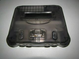 Nintendo 64 N64 Funtastic Smoke Grey Clear Black Video Game CONSOLE ONLY Rare 2