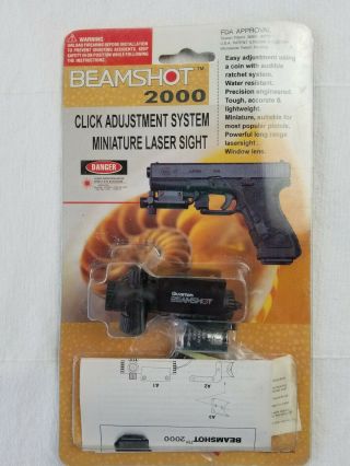 Beamshot 2000 Miniature Laser Sight For Handgun Rare