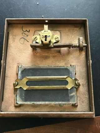 Antique BRASS Post Office CORBIN Postal Door with 3 Keys - Vintage Mail Box US 5 3