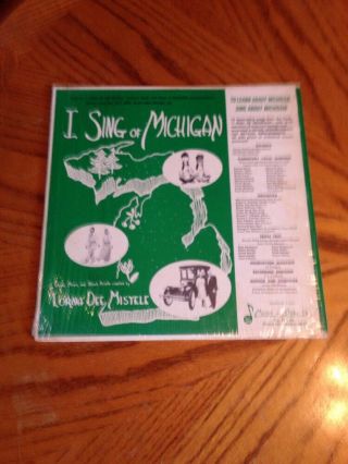 I Sing Of Michigan - Lorna Dee Mistele - Lp Ex Great Lakes 1962 Vinyl Record Rare