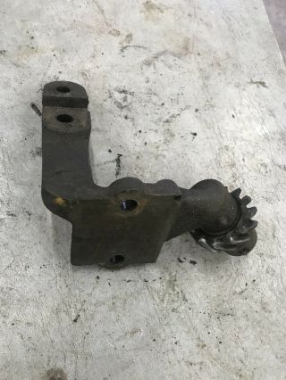 Associated Antique Hit And Miss Gas Engine Magneto Bracket With Gear