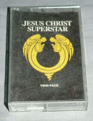 Jesus Christ Superstar Rock Opera Soundtrack Twin Pack Cassette Tape Rare