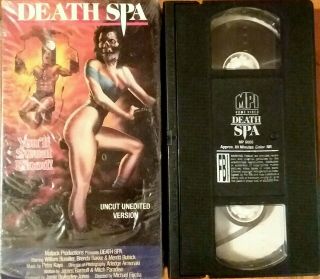 Death Spa - Vhs 1989 Rare Gym Horror Uncut Brenda Bakke Workout