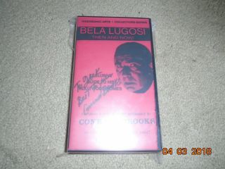 Bella Lugosi Then And Now Vhs Rare Signed By Conrad Brooks