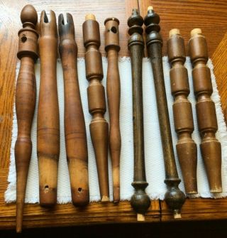 Antique Spinning Wheel Legs Replacement Parts