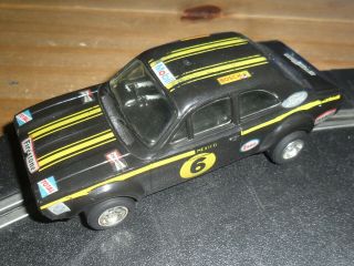 Scalextric Rare Vintage Ford Escort Mexico C52 Rally / Touring Car & Fast