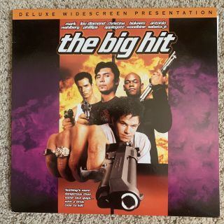 The Big Hit Widescreen Ac - 3 Laserdisc - Mark Wahlberg - Very Rare Late Release