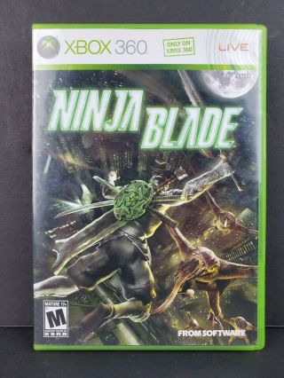 Ninja Blade (microsoft Xbox 360,  2009) Complete Game Rare