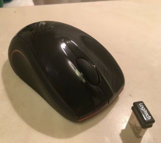 Logitech Black Wireless Laser Mouse and receiver M - 505 (M - RBY125) - Rare 2