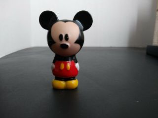 Rare Disney China Miniature Classic Mickey Mouse Ceramic Porcelain Figure