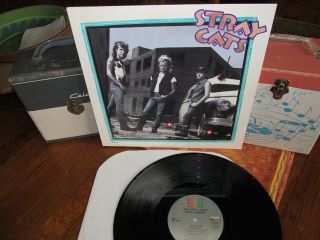 Stray Cats Rare Vinyl Lp Rock Therapy 1986 Emi U.  S.  Beauty
