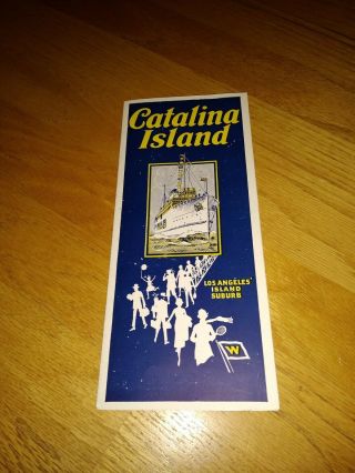 Vintage Catalina Island Pamphlet 1920 