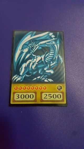 Yu Gi Oh Blue Eyes White Dragon Card Orica