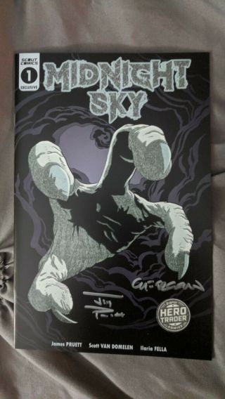 Midnight Sky 1 Signed Rare Glow In The Dark Variant Limited To 250 Copies Nm