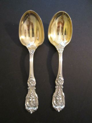 Set Of 2 Reed & Barton Francis I Sterling Silver Sugar Spoons