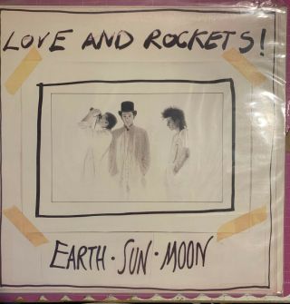 Love And Rockets - - Earth Sun Moon,  Press,  1987,  Rare,