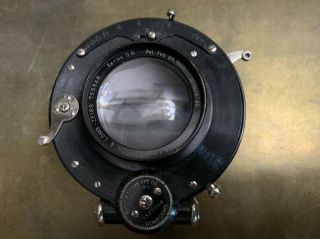 Antique Bausch And Lomb Zeiss Tessar Large Format Camera Compound Lens F 6.  3