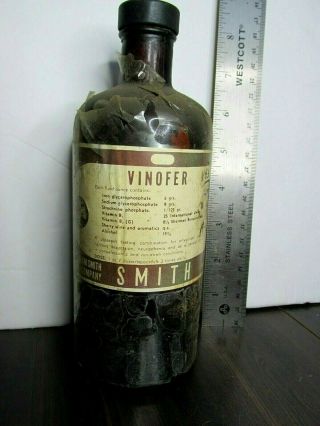 Antique Apothecary Bottle Glass Quack Rare Medicine Drug Store Rare Old