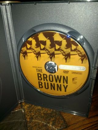 The Brown Bunny RARE OOP DVD Vincent Gallo,  Chloe Sevigny,  Cheryl Tiegs Like 2