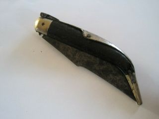 Antique Vintage Spanish Ratcheting Navaja Folding Knife 31 Basset