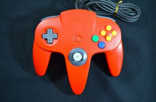 Authentic Official Nintendo 64 Red Controller Oem N64 Rare