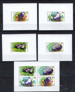Rare - Cook Island - Birds On Deluxes Stamps Imperf.  Mnh G106