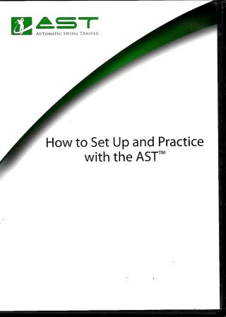 How To Set Up And Practice With The Ast - Automatic Swing Trainer - Dvd Golf - Rare