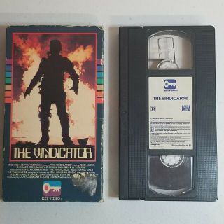 The Vindicator (vhs,  1986) Key Video Rated R Horror Monster Rare