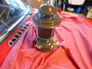 Vintage Us Military 1988 Coleman Type Gas Field Lantern Rare Blacked Out