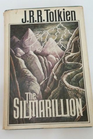 Vintage The Silmarillion Jrr Tolkien - First American Edition 1977 Rare With Map